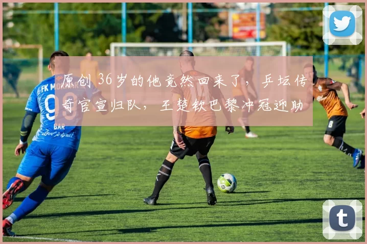 原创 36岁的他竟然回来了，乒坛传奇官宣归队，王楚钦巴黎冲冠迎助力